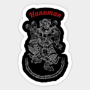 Thailand Hanuman Spiritual T-Shirt Sticker